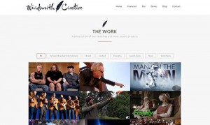 Wurdsmith Creative portfolio page screenshot