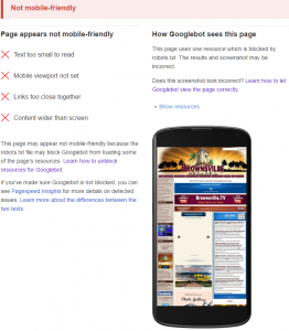 City of Brownsville Mobile Friendly Test